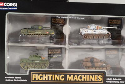 Lot 302 - DIECAST - CORGI SHOWCASE COLLECTION ' FIGHTING MACHINES ' DIECAST MODELS