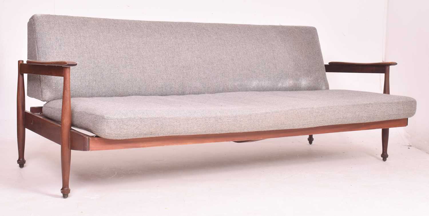 Lot 80 - GEORGE FEJER & ERIC PHAMPHILON FOR GUY ROGERS - MANHATTAN 1960S DAY BED SOFA