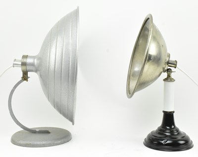 Lot 391 - NEAR PAIR OF MID CENTURY CONVERTED HEAT LAMPS