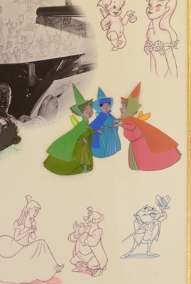 Lot 180 - WALT DISNEY - OLLIE JOHNSTON - 'CELEBRATING OLLIE JOHNSON' LTD ED SIGNED DISPLAY