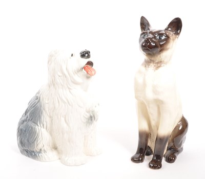 Lot 96 - BESWICK - TWO VINTAGE 20TH CENTURY PORCELAIN ANIMAL FIGURES