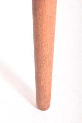 Lot 75 - ERIK KIRKEGAARD FOR GLOSTRUP - DANISH DESIGN TEAK & VINYL UPHOLSTERED ARMCHAIR