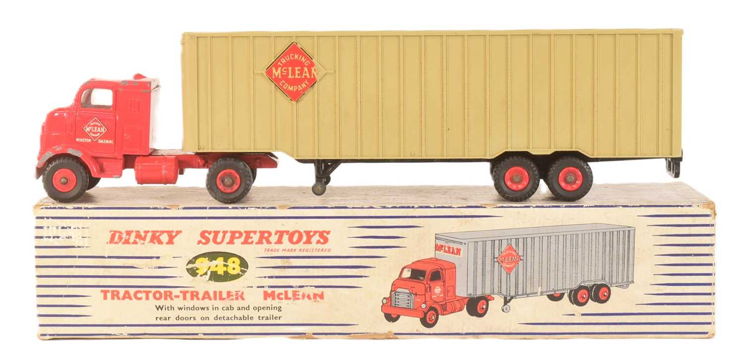 Lot 290 - DIECAST - VINTAGE DINKY SUPERTOYS TRACTOR TRAILER