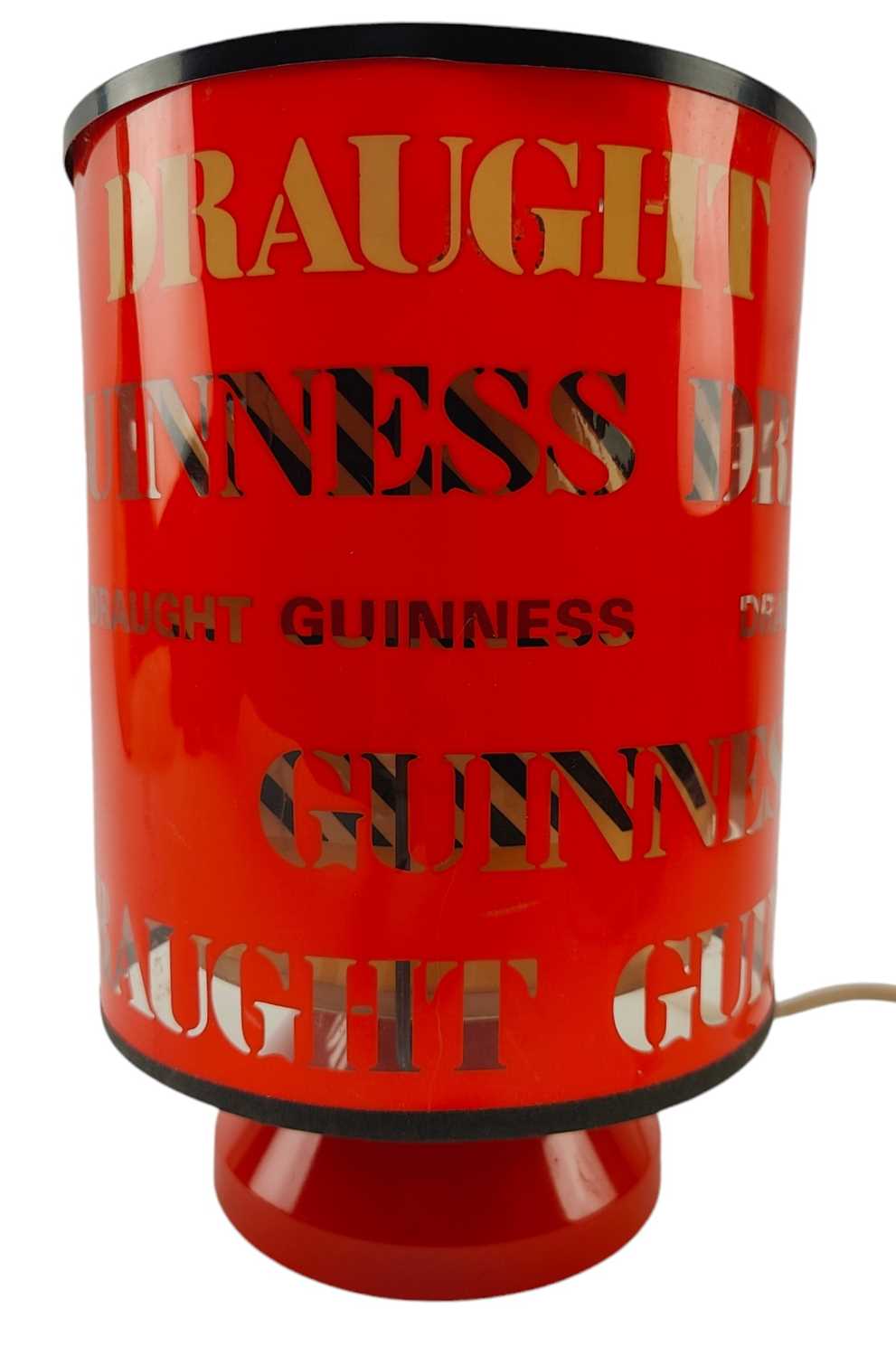 Lot 3 - GUINNESS - MID-CENTURY ADVERTISING ROTATING LAMP