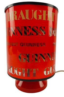 Lot 3 - GUINNESS - MID-CENTURY ADVERTISING ROTATING LAMP