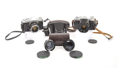 Lot 299 - KOWA - TWO MID CENTURY 35MM SLR CAMERAS