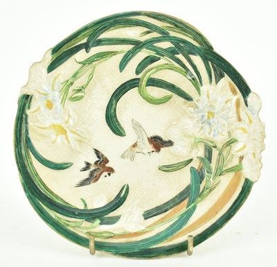 Lot 185 - KINSEIZAN - JAPANESE MEIJI ERA SATSUMA PLATE 日本明治金成山萨摩碟