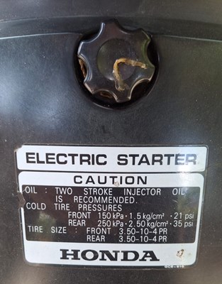 Lot 250 - MHW 870Y - 1982 HONDA NH80 79CC MOPED / MOTORCYCLE