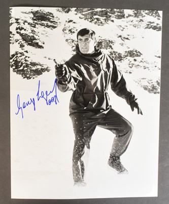 Lot 7 - JAMES BOND 007 - GEORGE LAZENBY - SIGNED 8X10" PHOTOGRAPH - UACC