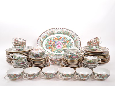 Lot 106 - 20TH CENTURY CHINESE FAMILLE ROSE TEA & DINNER SERVICE