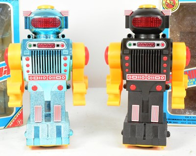 Lot 478 - RETRO TOYS - X2 VINTAGE JAPANESE YONEZAWA LAUGHING ROBOTS