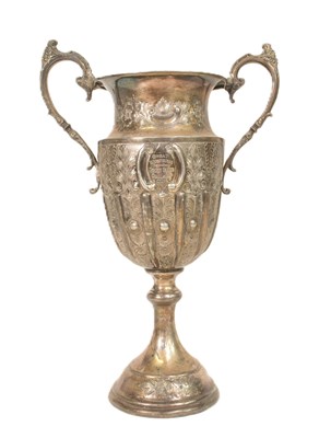 Lot 295 - GREAT WESTERN SWINDON PRIZE BAND CHALLENGE CUP