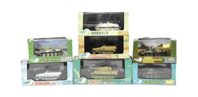 Lot 263 - DIECAST - DRAGON ARMOUR 1/72 DIECAST MODEL TANKS