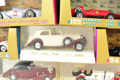 Lot 308 - DIECAST - COLLECTION OF BRUMM & SOLIDO DIECAST MODEL CARS