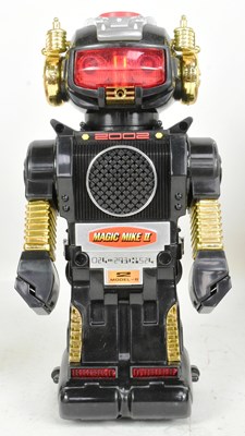 Lot 519 - RETRO TOYS - 2 VINTAGE CHINESE MAGIC MIKE ROBOTS
