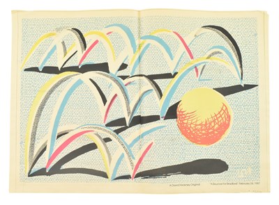 Lot 561 - AFTER DAVID HOCKNEY (B. 1937) - A BOUNCE FOR BRADFORD, 1987