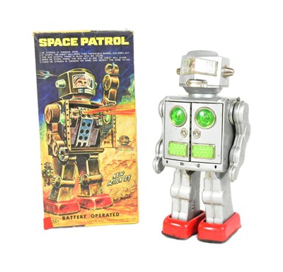 Lot 467 - TINPLATE TOYS - VINTAGE JAPANESE HORIKAWA SPACE PATROL ROBOT