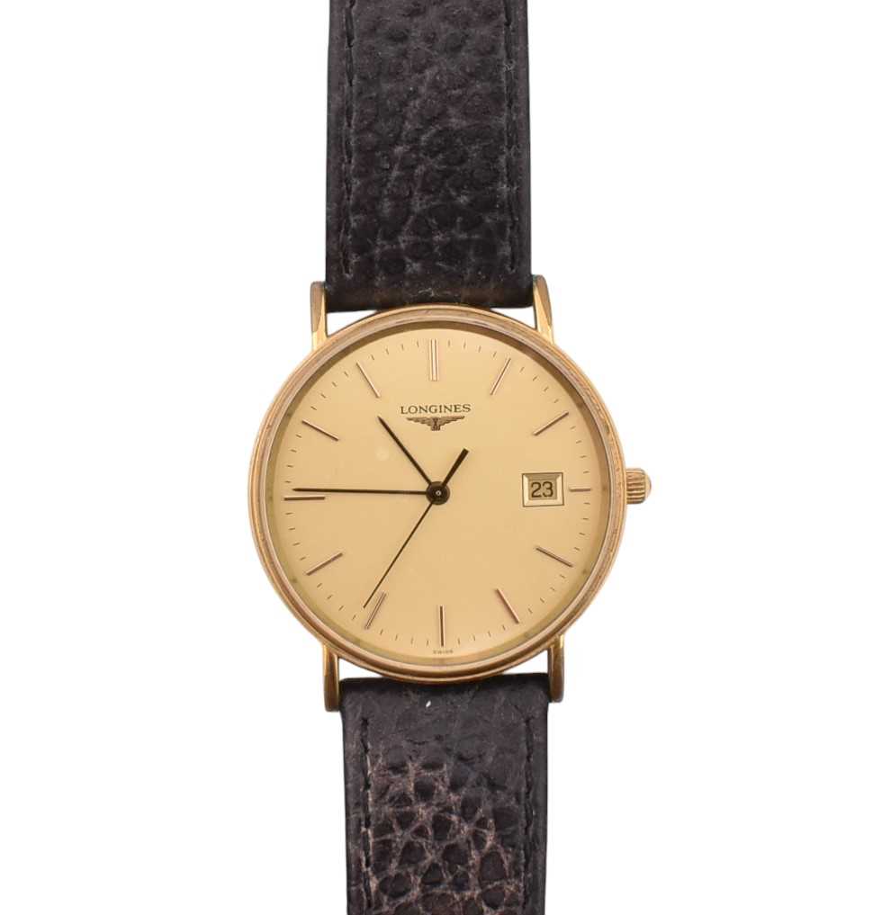 Lot 435 - LONGINES GENTLEMANS QUARTZ WRISTWATCH