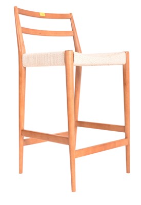 Lot 134 - DANISH DESIGN / STYLE STOOL - HOLLAND COUNTER STOOL