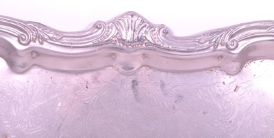 Lot 232 - 20TH CENTURY INTERNATIONAL SILVER COMPANY PLATED TRAY AND SPOONS