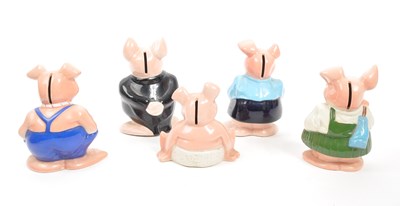 Lot 112 - WADE - NATWEST - FULL SET OF CERAMIC PIGS
