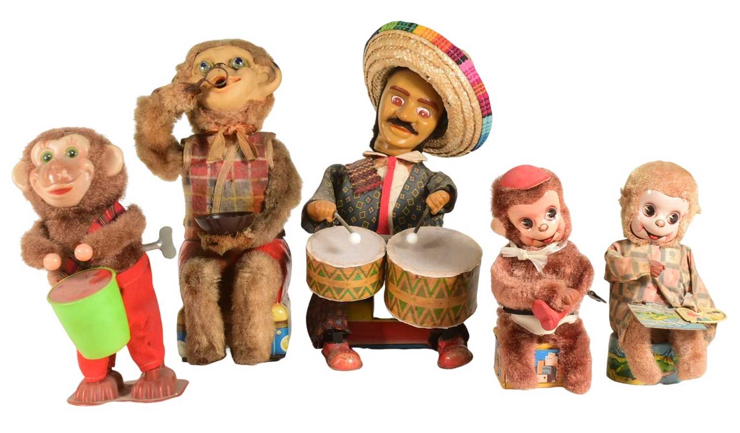 Lot 264 - TINPLATE TOYS - JAPANESE TINPLATE BATTERY OPERATED TOYS