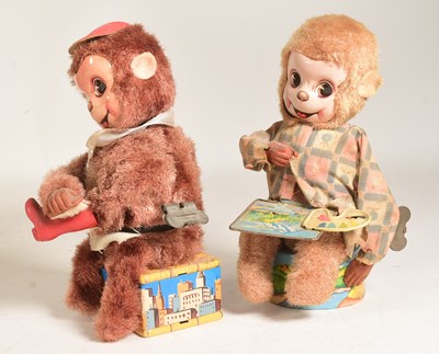 Lot 264 - TINPLATE TOYS - JAPANESE TINPLATE BATTERY OPERATED TOYS