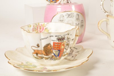 Lot 51 - LATE 19TH / 20TH CENTURY CHINA PORCELAIN ROYAL COMMEMORATIVE PIECES