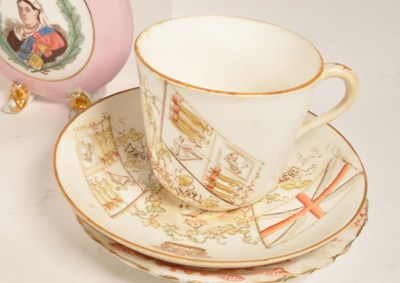 Lot 51 - LATE 19TH / 20TH CENTURY CHINA PORCELAIN ROYAL COMMEMORATIVE PIECES