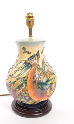 Lot 119 - PHILIP GIBSON FOR MOORCROFT - CONTEMPORARY CERAMIC TABLE LAMP