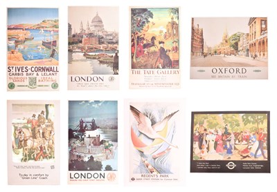 Lot 183 - COLLECTION OF EIGHT REPRODUCTION GWR POSTERS PUBLISHED BY THE JEAN PAIN GALLERY