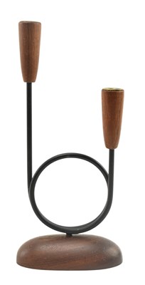 Lot 16 - LUTHJE - MID CENTURY DANISH DESIGNER CANDLESTICK