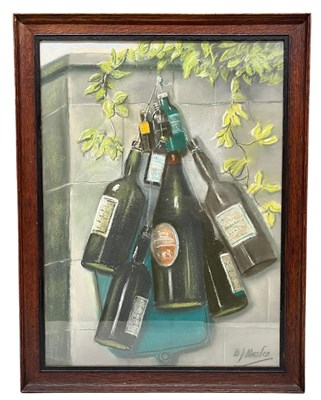 Lot 31 - B.J. MASLEN (BRITISH) - TEN GREEN BOTTLES