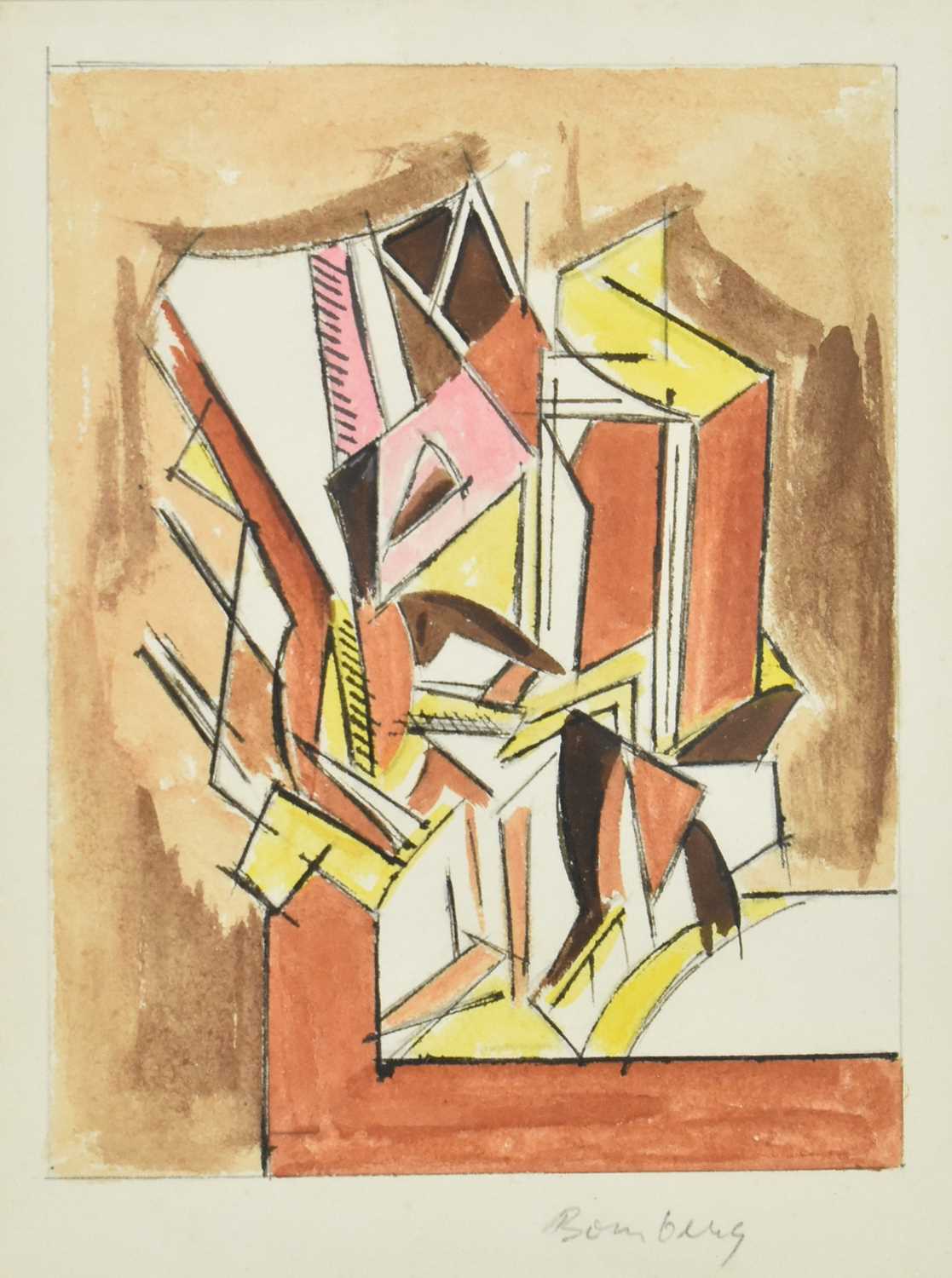 Lot 20 - DAVID BOMBERG (1890-1957) - UNTITLED WATERCOLOUR