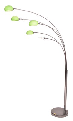 Lot 354 - CONTEMPORARY DESIGNER MULTI ARM ARC LAMP