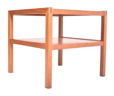 Lot 333 - AH MCINTOSH - MID CENTURY TEAK CHESSBOARD TABLE