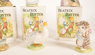 Lot 93 - BESWICK - COLLECTION OF EIGHT BEATRIX POTTER PORCELAIN FIGURES
