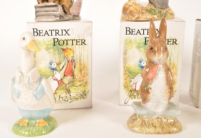 Lot 93 - BESWICK - COLLECTION OF EIGHT BEATRIX POTTER PORCELAIN FIGURES