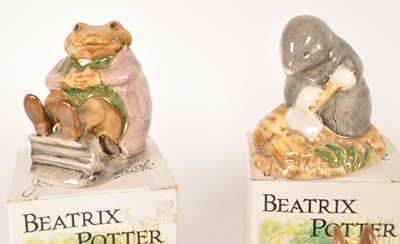 Lot 93 - BESWICK - COLLECTION OF EIGHT BEATRIX POTTER PORCELAIN FIGURES