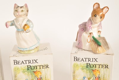 Lot 93 - BESWICK - COLLECTION OF EIGHT BEATRIX POTTER PORCELAIN FIGURES