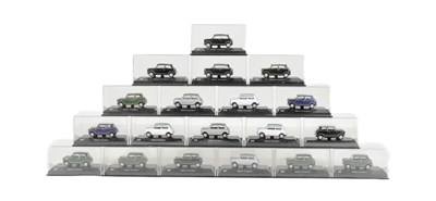 Lot 247 - DIECAST - CARARAMA 1/72 SCALE DIECAST MINI COOPER MODELS