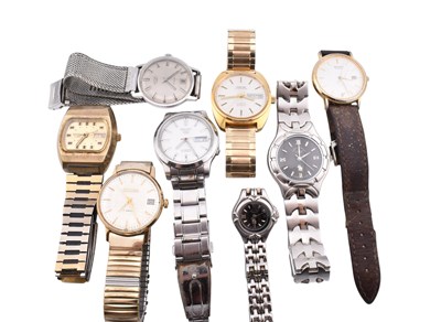 Lot 244 - COLLECTION OF 8 WATCHES INCLUDING ROTARY & SEIKO