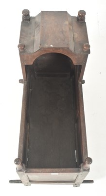 Lot 451 - 17TH CENTURY ENGLISH COUNTRY OAK CARVED OAK CRIB BED