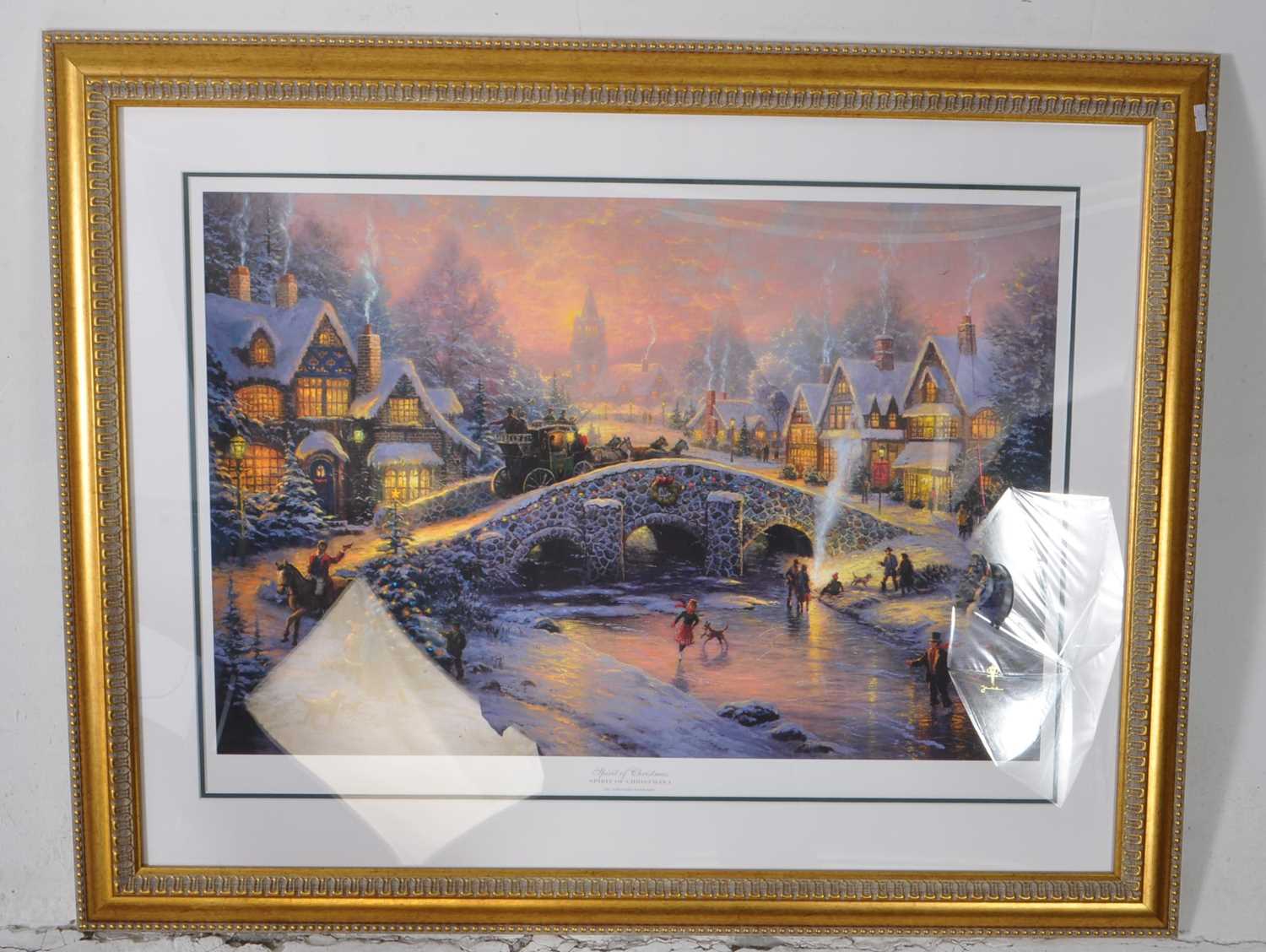 Lot 861 - THOMAS KINKADE (1958 - 2012) - 2007 SPIRIT OF CHRISTMAS LIMITED EDITION PRINT
