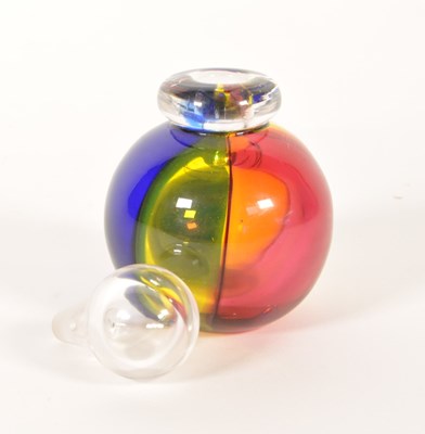 Lot 81 - ARCHIMEDE SEGUSO FOR MURANO - MID CENTURY GLASS PERFUME BOTTLE