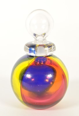 Lot 81 - ARCHIMEDE SEGUSO FOR MURANO - MID CENTURY GLASS PERFUME BOTTLE