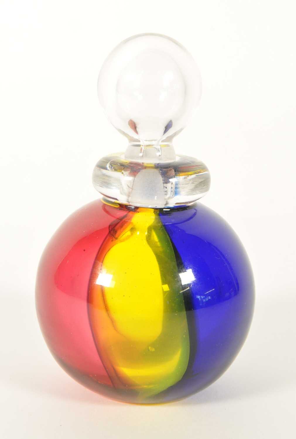 Lot 81 - ARCHIMEDE SEGUSO FOR MURANO - MID CENTURY GLASS PERFUME BOTTLE