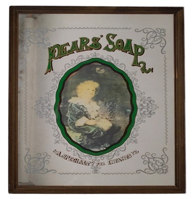 Lot 133 - PEARS' SOAP - VINTAGE ADVERTISING MIRROR