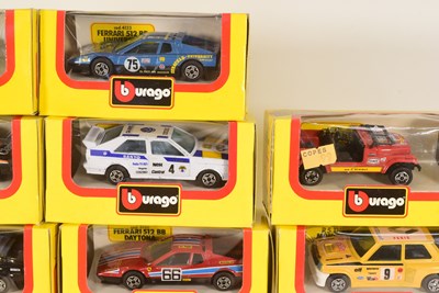 Lot 31 - DIECAST - COLLECTION OF BBURAGO 1/43 SCALE RALLY CARS