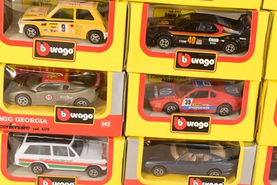 Lot 31 - DIECAST - COLLECTION OF BBURAGO 1/43 SCALE RALLY CARS
